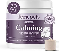 Fera Pets Calming Support Powder Supplement for Dogs & Cats, 2.5-oz jar