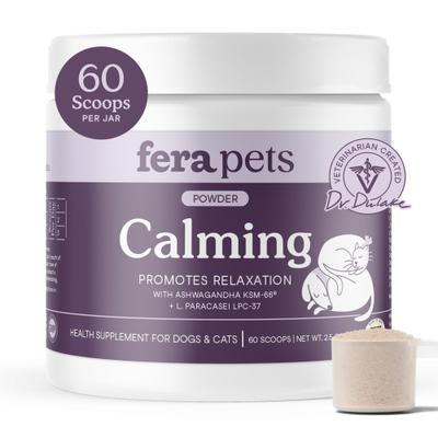 Show full view: Fera Pets Calming Support Powder Supplement for Dogs & Cats, 2.5-oz jar slide 1 of 10