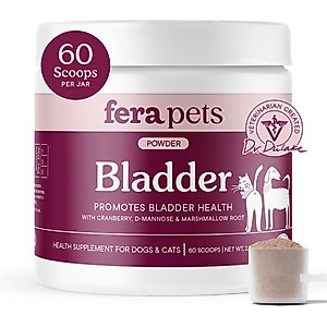 Fera Pets Bladder Support Chicken Flavor Supplement for Dog & Cat, 2.16-oz jar