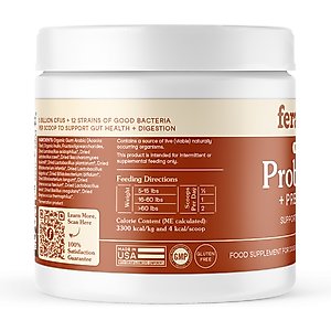 Fera Pets Probiotics with Organic Prebiotics for Dogs & Cats, 60 servings