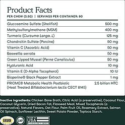 Fera Pets Hip & Joint Supplement for Dogs, 10 count slide 2 of 8