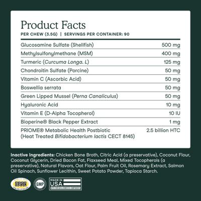 Show full view: Fera Pets Hip & Joint Supplement for Dogs, 10 count slide 8 of 11