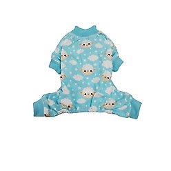 Hip Doggie Sheep Dog Pajamas, Blue, Medium