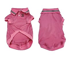 Max's Closet Dog Polo Shirt, Hot Pink, X-Small