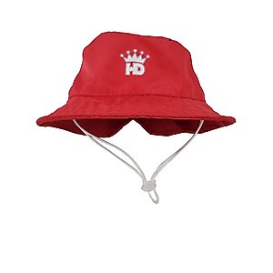 Hip Doggie Dog Rain Hat, Red, Medium