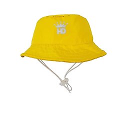 Hip Doggie Dog Rain Hat, Yellow, Large