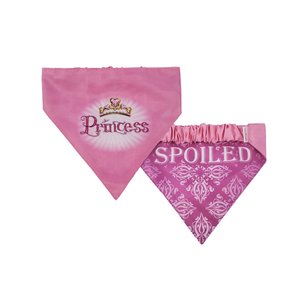 Hip Doggie Princess Reversible Dog Bandana, Small