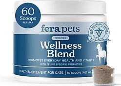 Fera Pets Wellness Blend Powdered Supplement for Cats, 2.1-oz jar