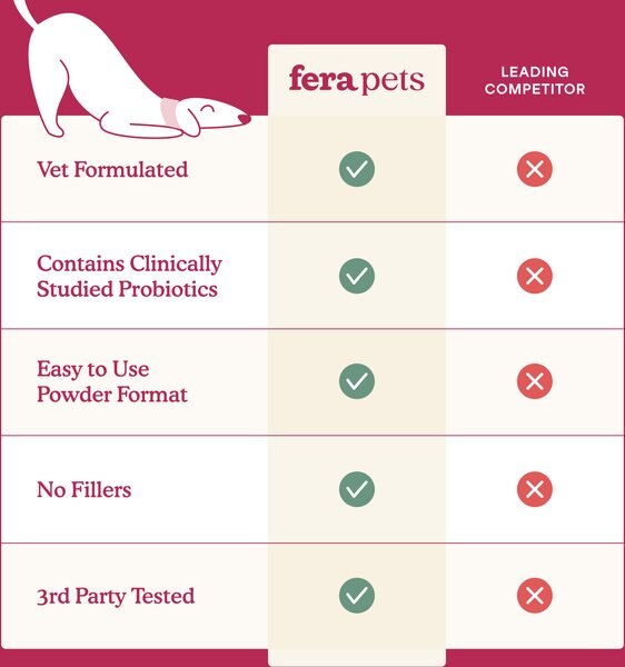 Fera Pets Kidney Support Powdered Supplement for Dogs