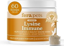 Fera Pets Lysine Immune Powdered Supplement for Cats, 2.1-oz jar