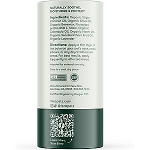 Fera Pets PawBiome Balm for Dogs & Cats, 2-oz tube