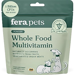 Fera Pets Whole Food Multivitamin Powder Topper for Dogs & Cats, 60-tsp