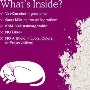 Fera Pets Calm Goat Milk Powder Supplement for Dogs & Cats, 6.34-oz pouch
