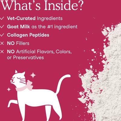 Show full view: Fera Pets Skin & Coat Goat Milk Topper for Dogs & Cats, 6.34-oz pouch slide 4 of 9