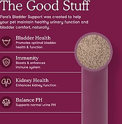 Fera Pets Bladder Support Chicken Flavor Supplement for Dog & Cat, 2.16-oz jar slide 2 of 8