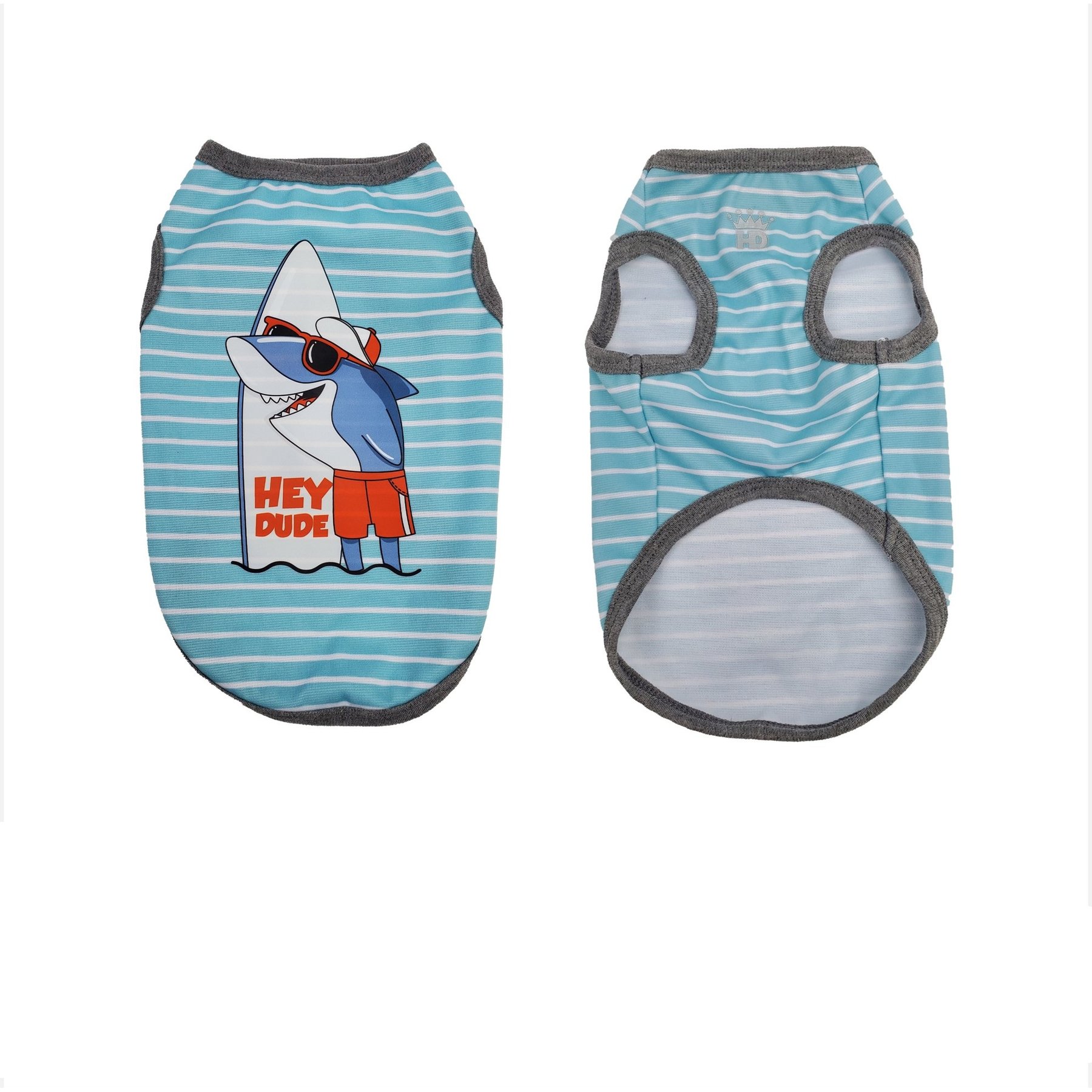 Hip Doggie Hey Dude Shark Dog Tank, X-Small