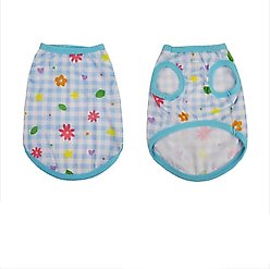 Hip Doggie Blue Gingham Dog Tank, Large