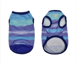 Hip Doggie Watercolor Dog Tank, Blue/Lavender, Large