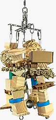 Beaktivity Xcalibird Bird Toy Base, Natural Soft Wood, Medium slide 2 of 4
