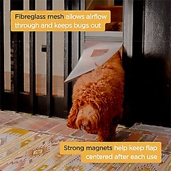 Hakuna Pets All-Weather Patio Pet Door, Black, Large slide 2 of 9