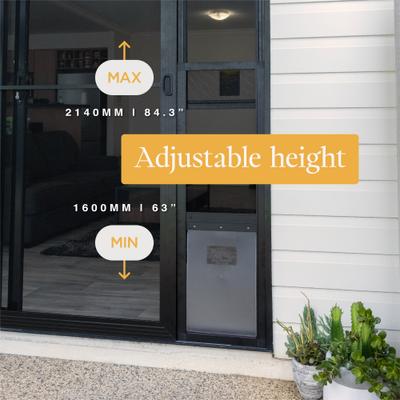 Show full view: Hakuna Pets All-Weather Patio Pet Door, Black, Large slide 5 of 9