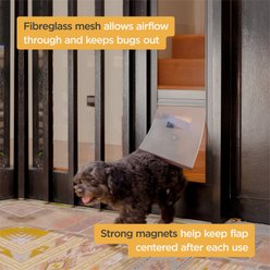 Hakuna Pets All-Weather Patio Pet Door, Black, Small slide 2 of 9
