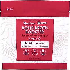 King Lou Bone Broth Booster Holistic Defense Dog Food Topping, 5.97-oz bag