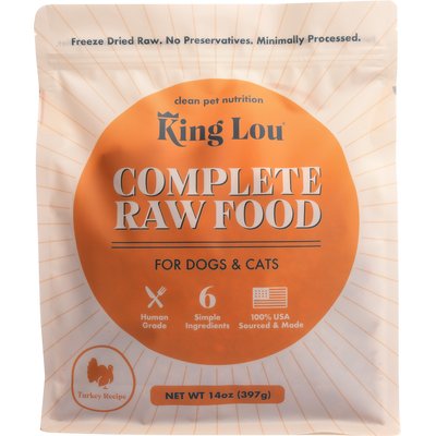 King Lou King Lou Complete Raw Food Turkey Freeze-Dried Dog Food, 14-oz bag