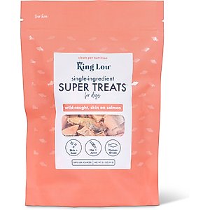 King Lou Wild Salmon Bites Freeze-Dried Dog Treats, 3.5-oz bag