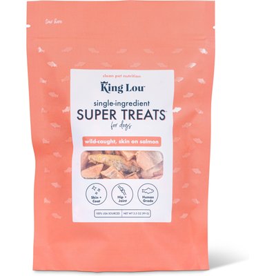 King Lou King Lou Wild Salmon Bites Freeze-Dried Dog Treats, 3.5-oz bag