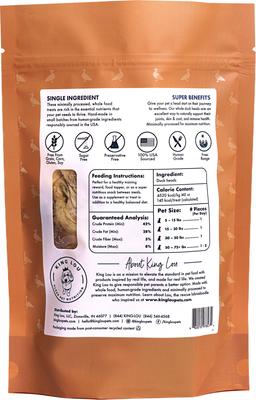 Show full view: King Lou Whole Duck Heads Dehydrated Dog Treats, 3 count slide 3 of 8