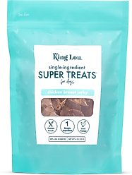 King Lou Chicken Breast Jerky Dog Treats, 4-oz bag slide 1 of 5