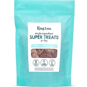 King Lou Chicken Breast Jerky Dog Treats, 4-oz bag