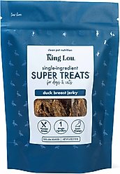King Lou Duck Breast Jerky Dog Treats, 4-oz bag