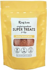 King Lou Turkey Breast Jerky Dog Treats, 3.5-oz bag