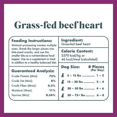 Show full view: King Lou Beef Heart Jerky Dog Treats, 4-oz bag slide 6 of 8