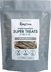King Lou Whole Minnows Freeze-Dried Dog Treats, 2.5-oz bag