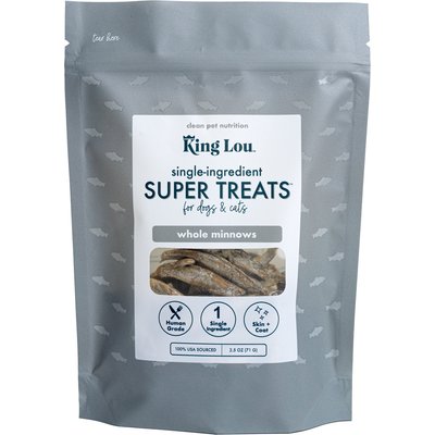King Lou King Lou Whole Minnows Freeze-Dried Dog Treats, 2.5-oz bag