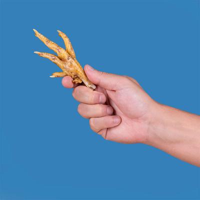 Show full view: King Lou Whole Chicken Feet Dehydrated Dog Treats, 10 count slide 6 of 8