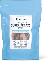 King Lou Whole Chicken Feet Dehydrated Dog Treats, 10 count