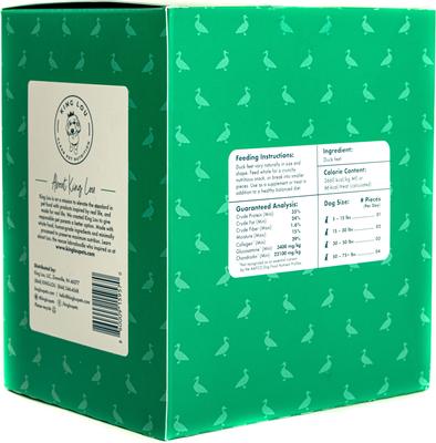 Show full view: King Lou Whole Duck Feet Dehydrated Dog Treats, 40 count slide 4 of 6