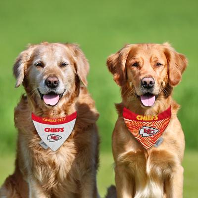 Show full view: Pets First NFL Zubaz Dog Bandana, Kansas City Chiefs, Small-Medium slide 5 of 5
