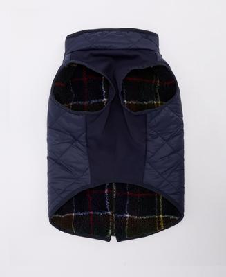 Show full view: Barbour Field Reversible Dog Coat, Classic/Navy, Small slide 3 of 6