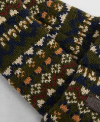 Barbour Marlow Fair Isle Dog Scarf, Olive, Large/X-Large slide 2 of 4