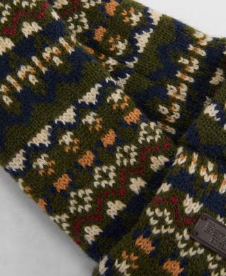 Show full view: Barbour Marlow Fair Isle Dog Scarf, Olive, Small/Medium slide 4 of 4