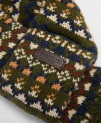 Barbour Marlow Fair Isle Dog Scarf, Olive, Small/Medium slide 2 of 4