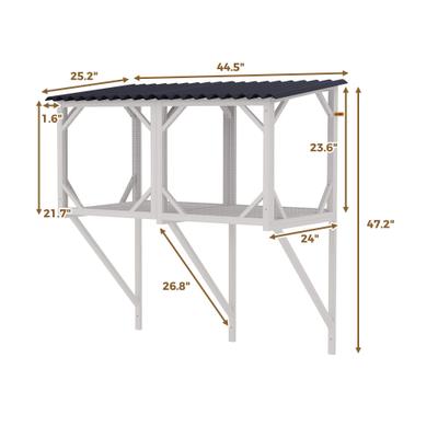 Show full view: Cesicia Cat Window Perch, Ancient White slide 7 of 7