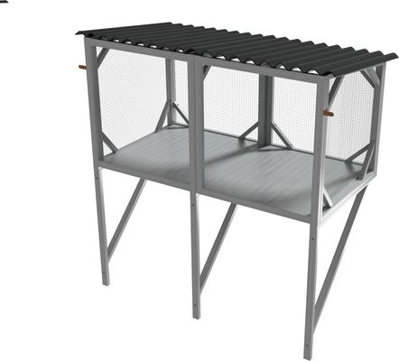 Show full view: Cesicia Cat Window Perch, Grey slide 7 of 8