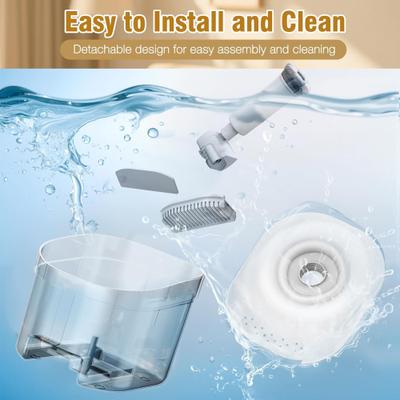 Show full view: Sharper Image CleanFlow UV Sterilizer Dog Water Fountain, White, 3-L slide 7 of 8