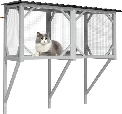 Show full view: Cesicia Cat Window Perch, Grey slide 4 of 8